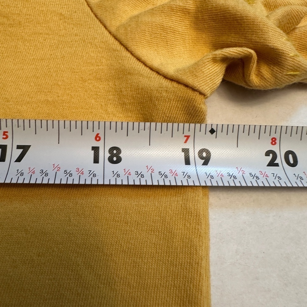 BRIXTON Men's Size Small T-Shirt Alpha Block Weller‎ Yellow Color - Picture 5 of 7